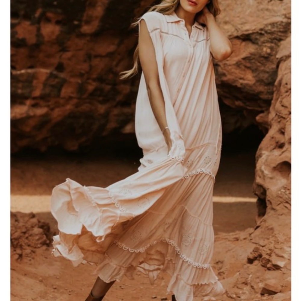 Free People Pretty Cozy Maxi Dress